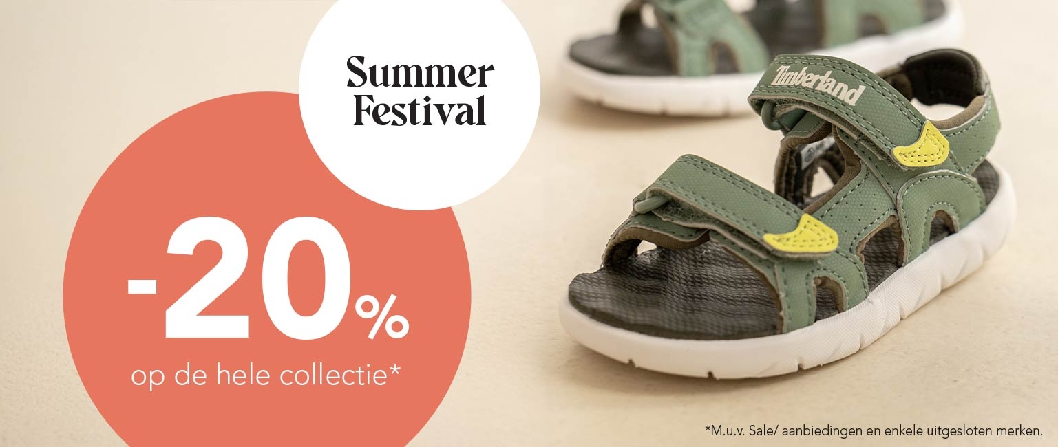 Summer Festival -20% op de hele collectie